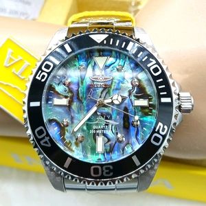 FIRM PRICE-Invicta DIAMOND IRIDESCENT DIVER WATCH